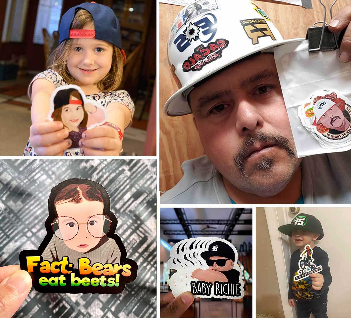 Turn Photos into Custom Drawn Stickers