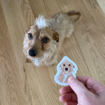 Personalized Dog Face Stickers