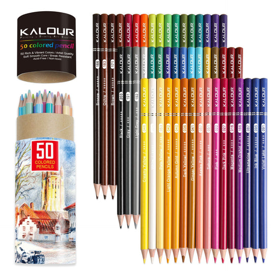 Hand Painted Graffiti Colored Pencil Set