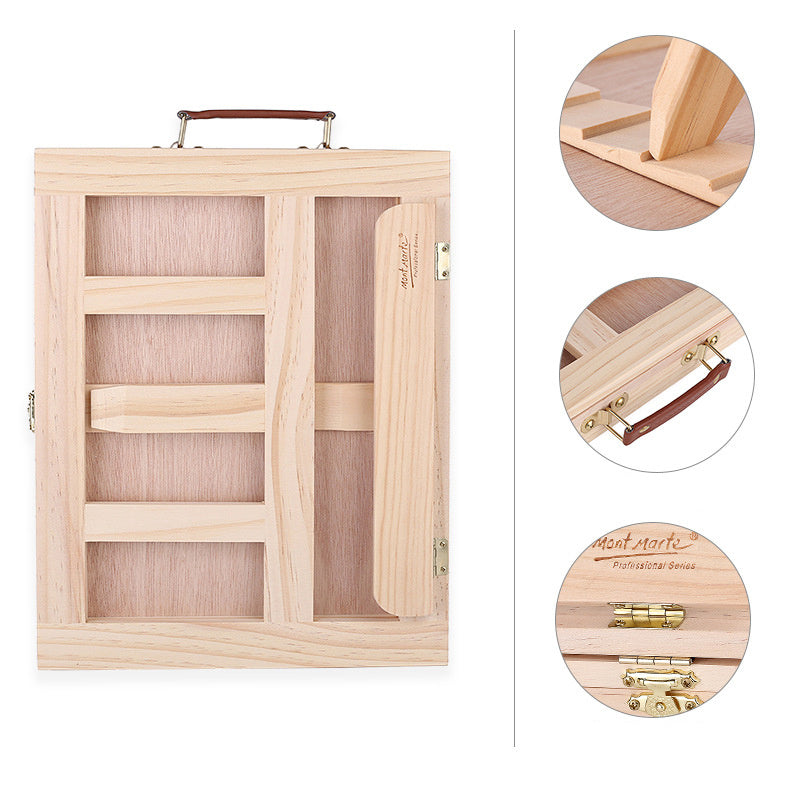 Sketch Sketch Desktop Small Easel Drawer Pine Easel Folding Oil Painting Frame Oil Painting Box